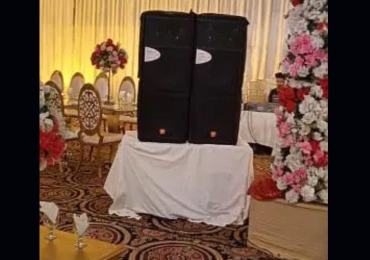 SOUND BOX AND SOUND SYSTEM DJ SYSTEM SPEAKER FOR RENT TRUSS & SPOT LIGHT